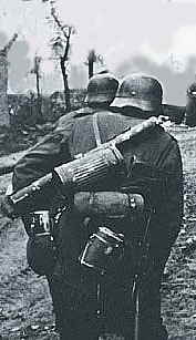 Bild: Soldaten der Wehrmacht in Klessin1945
